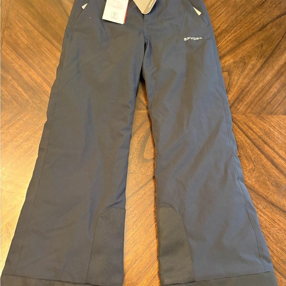 Spyder Girls Olympia Insulated Ski Pant Black Black size 12 New